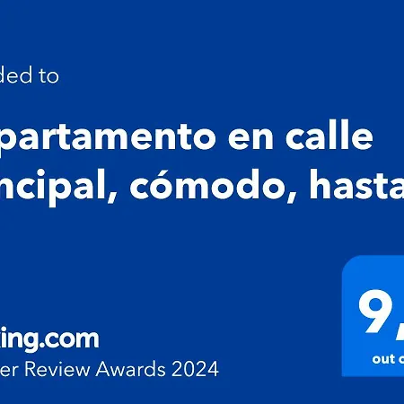 Departamento En Calle Principal, Comodo, Hasta 4.
